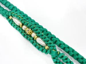 正絹　振袖用　手組帯締め